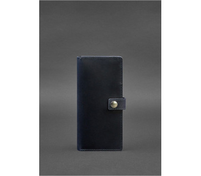 Шкіряний тревел-кейс (органайзер для документів) 6.0 синій Crazy Horse - BN-TK-6-nn BlankNote