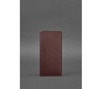 Шкіряне портмоне-купюрник 11.0 бордове - BN-PM-11-vin BlankNote