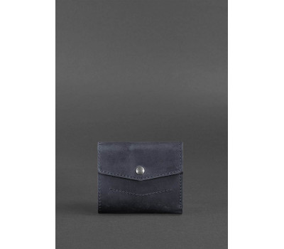 Шкіряний гаманець 2.1 cиний Crazy Horse - BN-W-2-1-nn BlankNote