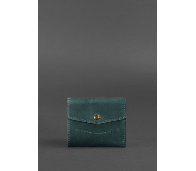 Шкіряний гаманець 2.1 зелений Crazy Horse - BN-W-2-1-iz BlankNote