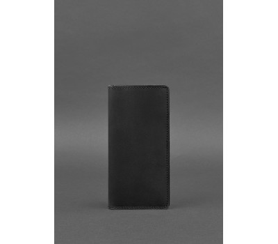 Шкіряне портмоне-купюрник 11.0 чорне Crazy Horse - BN-PM-11-g-kr BlankNote