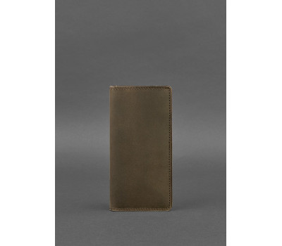 Шкіряне портмоне-купюрник 11.0 темно-коричневе - BN-PM-11-o BlankNote