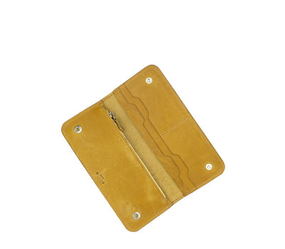 Шкіряне портмоне Mark 2 жовтий вінтажний - TW-Mark-2-yell-crz The Wings