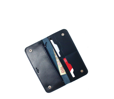 Шкіряне портмоне Mark 2 синій - TW-Mark-2-blue-ksr The Wings