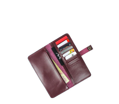 Шкіряне портмоне Medium Purse бордовий - TW-Medium-mars-ksr The Wings
