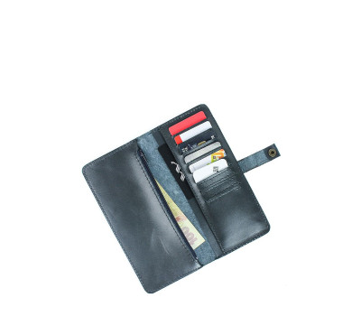 Шкіряне портмоне Medium Purse синій - TW-Medium-blue-ksr The Wings