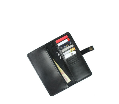 Шкіряне портмоне Medium Purse чорний - TW-Medium-black-ksr The Wings