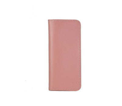 Шкіряне портмоне Middle рожеве - TW-Middle-pink-ksr The Wings