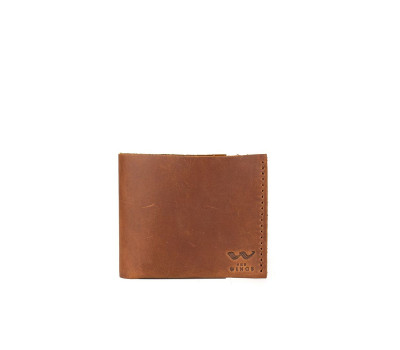 Кожаный кошелек Mini с монетницей светло-коричневый винтажный - TW-CW-Mini-kon-crz The Wings