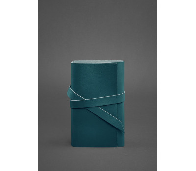 Шкіряний блокнот (Софт-бук) 1.0 Зелений Краст - BN-SB-1-st-malachite BlankNote
