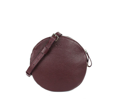 Шкіряна міні сумка Bubble ожина - TW-Babl-mars-flo The Wings