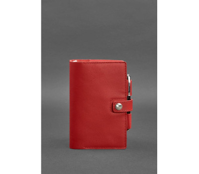 Жіночий шкіряний блокнот (Софт-бук) 4.0 червоний - BN-SB-4-red BlankNote