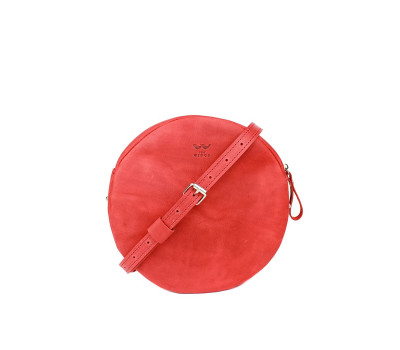 Шкіряна міні сумка Bubble червона вінтажна - TW-Babl-red-crz The Wings