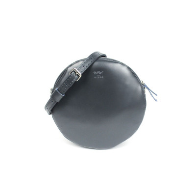 Шкіряна міні сумка Bubble синя - TW-Babl-blue-ksr The Wings