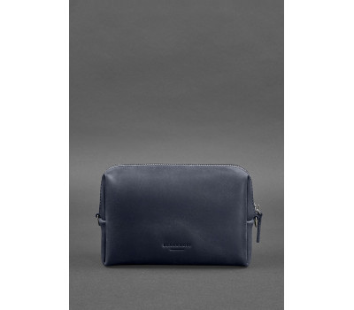 Шкіряна косметичка-несесер 3.0 Темно-синя Crazy Horse - BN-CB-3-nn BlankNote