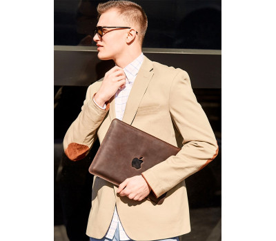 Шкіряний чохол для MacBook Air / Pro 13 '' Темно-коричневий - BN-GC-7-o BlankNote