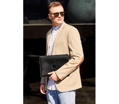 Шкіряний чохол для MacBook Air / Pro 13 '' Чорний - BN-GC-7-g-kr BlankNote