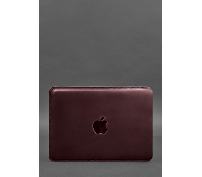 Шкіряний чохол для MacBook Air / Pro 13 '' Бордовий - BN-GC-7-vin-kr BlankNote