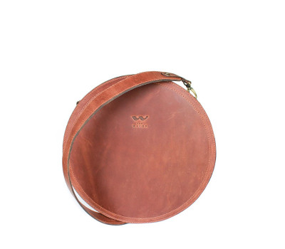 Жіноча шкіряна сумка Amy L коньячна вінтажна - TW-Amy-big-kon-crz BlankNote