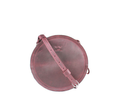 Жіноча шкіряна сумка Amy S бордова вінтажна - TW-Amy-small-mars-crz BlankNote