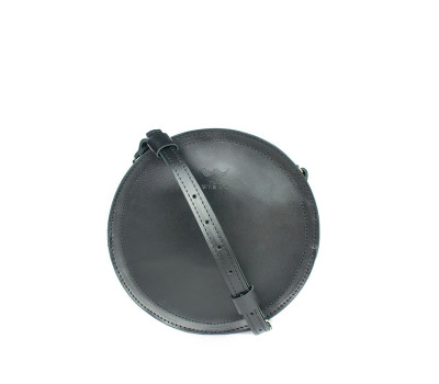 Жіноча шкіряна сумка Amy S чорна - TW-Amy-small-black-ksr The Wings