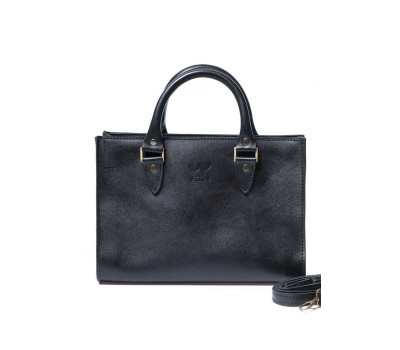 Женская кожаная сумка Fancy черная - TW-Fency-black-ksr The Wings