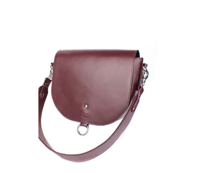 Женская кожаная сумка Ruby L бордовая - TW-Ruby-big-mars-ksr The Wings