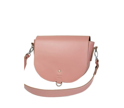 Женская кожаная сумка Ruby L розовая - TW-Ruby-big-pink-ksr The Wings