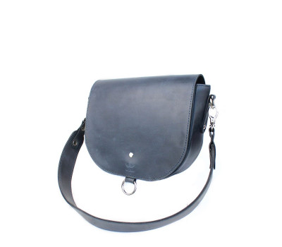 Женская кожаная сумка Ruby L синяя винтажная - TW-Ruby-big-blue-crz The Wings