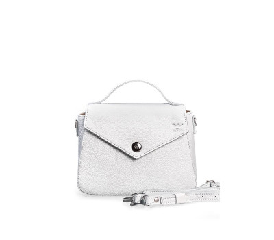 Жіноча шкіряна сумочка Lili біла флотар - TW-Lily-white-flo The Wings