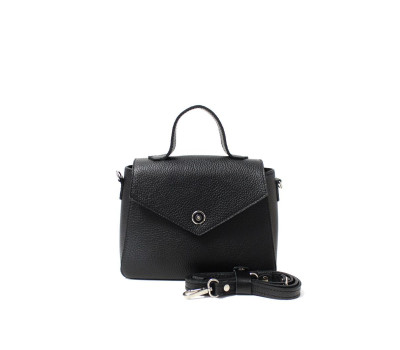 Женская кожаная сумочка Lili черная флотар - TW-Lily-black-flo The Wings