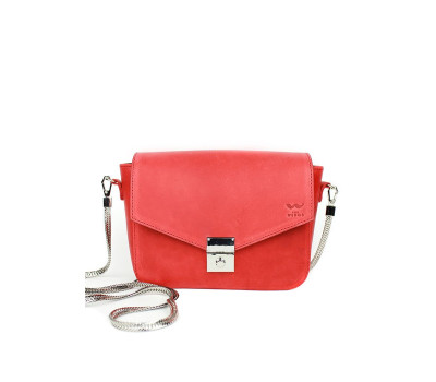 Женская кожаная сумочка Yoko красная винтажная - TW-Yoko-red-crz The Wings