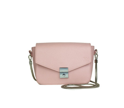 Женская кожаная сумочка Yoko розовая флотар - TW-Yoko-pink-flo The Wings