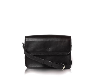 Кожаная мини сумка Moment черная - TW-Moment-black-ksr The Wings