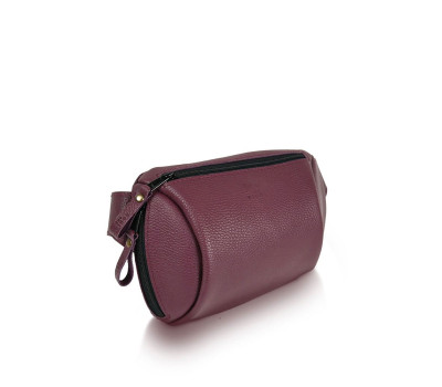 Кожаная поясная сумка Easy бордовая флотар - TW-Izi-mars-flo The Wings