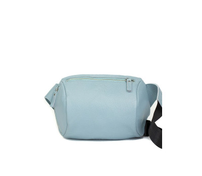 Кожаная поясная сумка Easy голубая флотар - TW-Izi-blue-flo The Wings