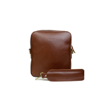 Кожаная сумка Challenger S светло-коричневая - TW-Challenger-2-kon-ksr The Wings