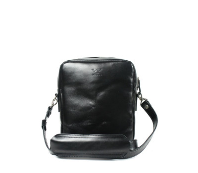 Кожаная сумка Challenger S черная - TW-Challenger-2-black-ksr The Wings