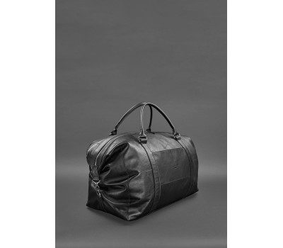 Шкіряна дорожня сумка чорна - BN-BAG-41-noir BlankNote