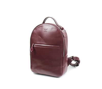 Шкіряний рюкзак Groove M бордовий - TW-Groove-M-mars-ksr The Wings