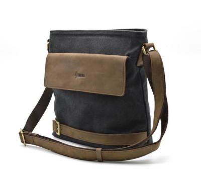 Чоловіча сумка парусина + шкіра RG-0040-4lx бренду Tarwa