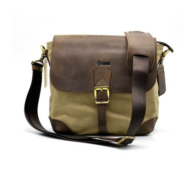 Сумка-меседжер чоловіча, парусина + шкіра RС-1309-4lx TARWA