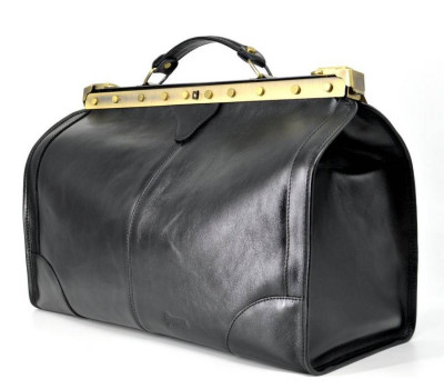 Ексклюзивний саквояж з телячої глянсової шкіри TARWA TA-1221-4lx