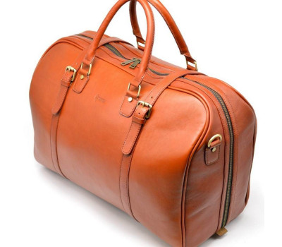 Велика яскрава дорожня сумка з телячої шкіри TB-1133-4lx TARWA