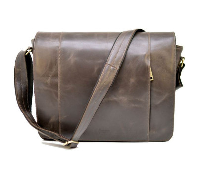 Велика чоловіча сумка-листоноша з натуральної шкіри GС-7338-3md бренду TARWA