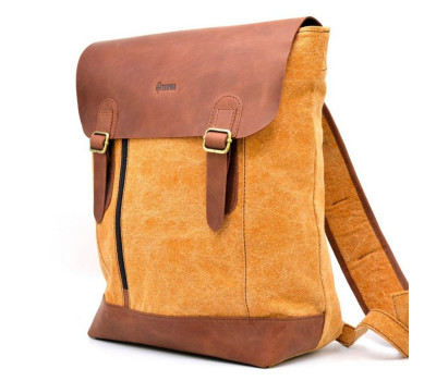 Міський рюкзак мікс тканини канваc і шкіри RY-3880-4lx TARWA