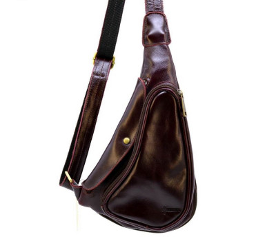 Міні-рюкзак з натуральної шкіри на одне плече GM-3026-3md TARWA