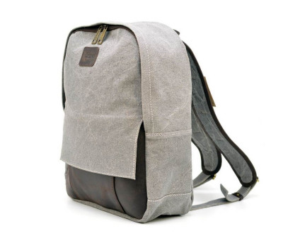 Молодіжний рюкзак канвас з шкіряними вставками RGj-7224-4lx TARWA