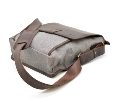 Мессенджер чоловічий мікс тканини канвас і шкіри RGj-3939-4lx TARWA