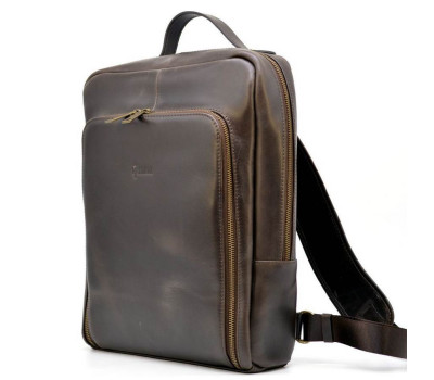 Діловий шкіряний рюкзак для ноутбука 14 "TC-1239-4lx TARWA